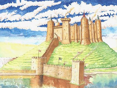 Reconstruction of Berwick Castle