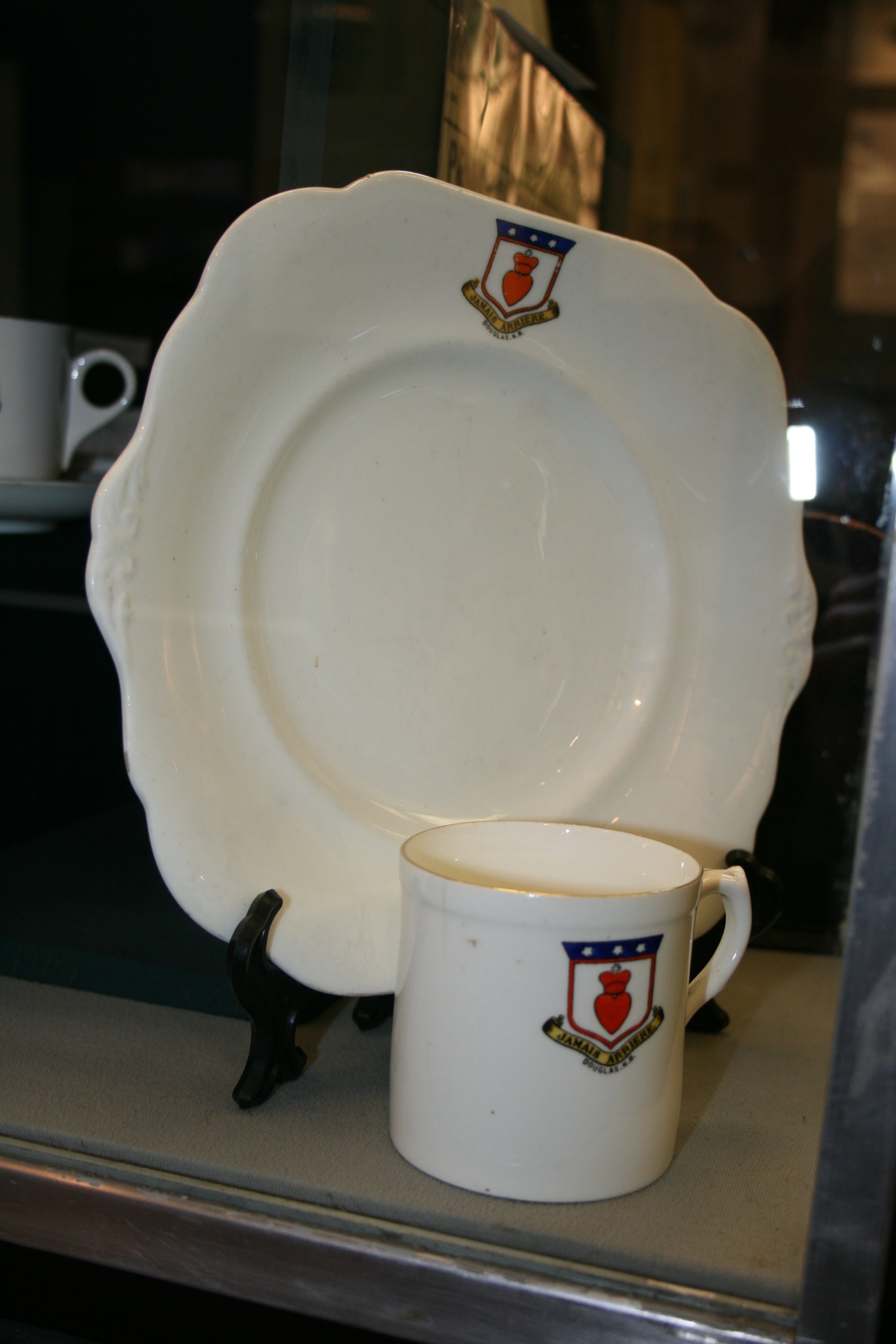 Mug and Plate from Douglas Castle