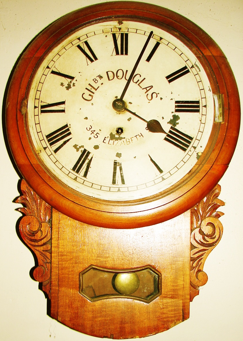 Clock by Gilbert Douglas