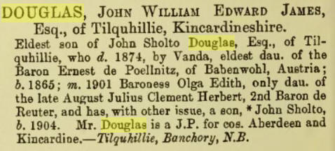 John William  Edward Sholto Douglas