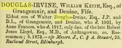 William Keith Douglas-Irvine