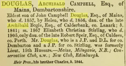 Archibald Campbell Douglas