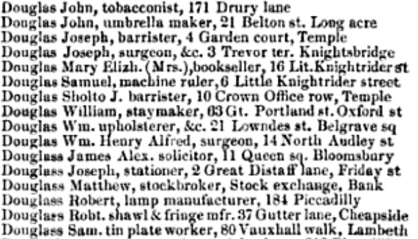 London merchants 1843