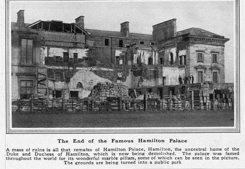 The dismantling of Hamilton Palace