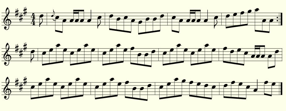 sheet music