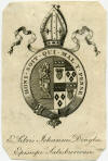 bookplate - Bishop of Salisbury