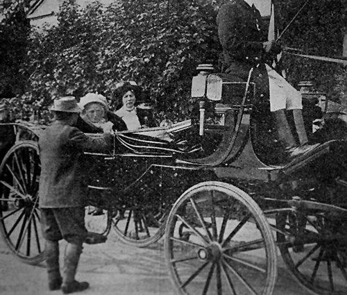 Rosina drew in a carriage