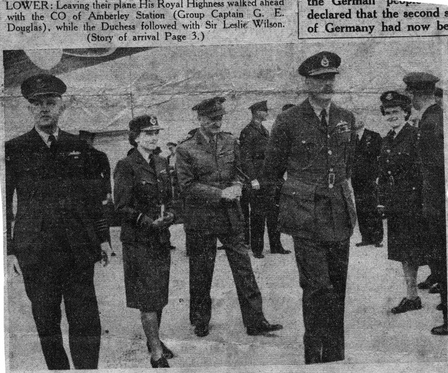 Eric with the Duke of Gloucester
