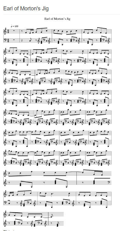 Earl of Morton's Jig