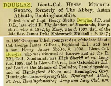 Henry Mitchell Sholto Douglas