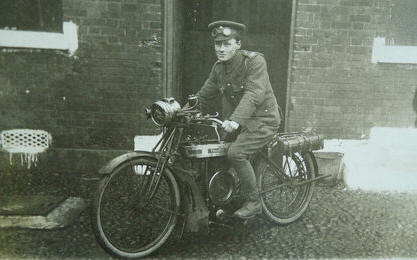 Douglas motorcycle - WW1