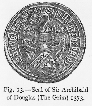 Seal of 3rd Earl of Douglas 'the Grim'